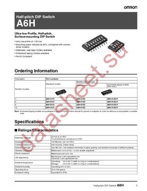 A6H-4101 datasheet  